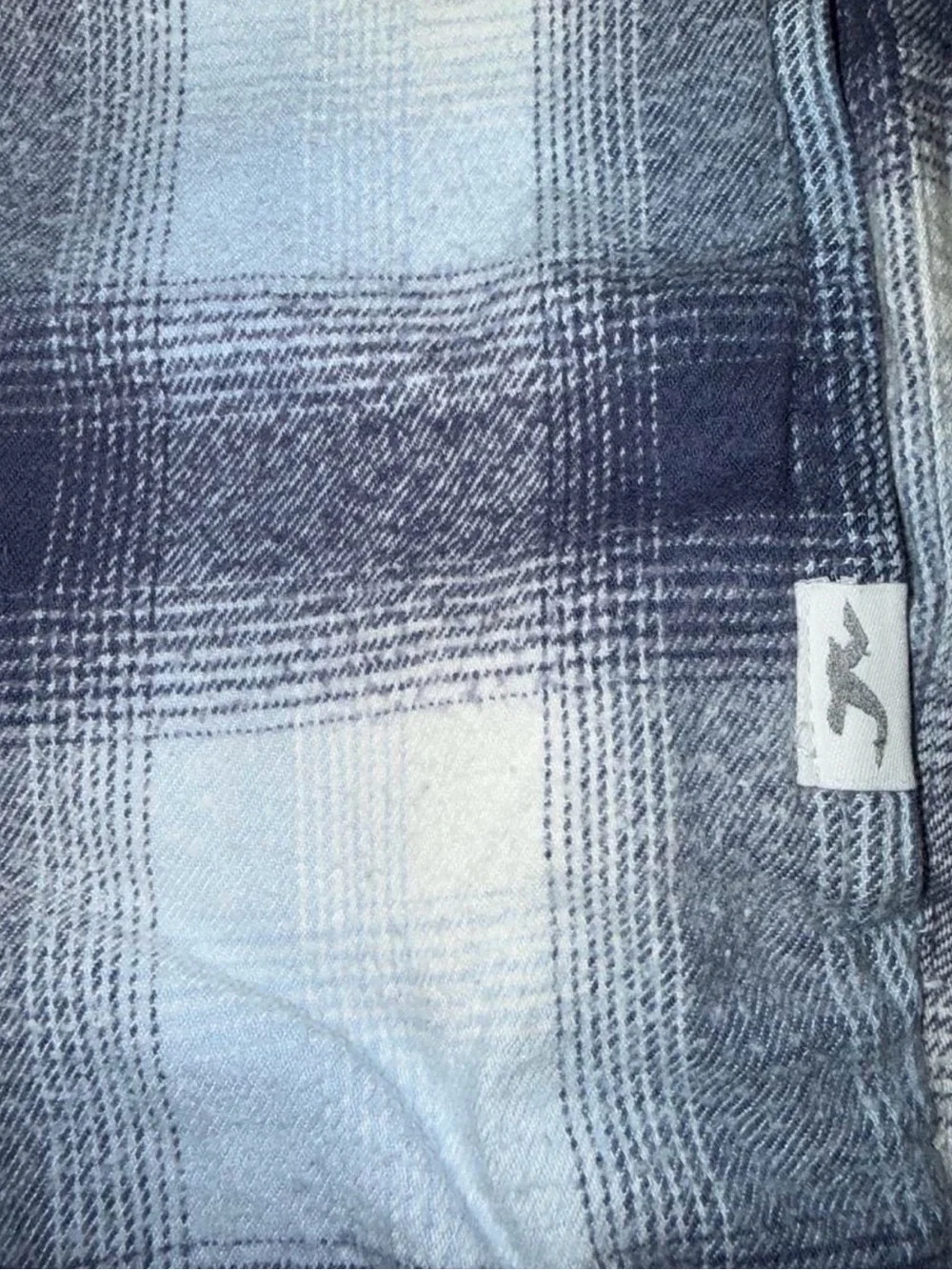 Hollister Plaid Joggers in Blue and Brown - Set of Two